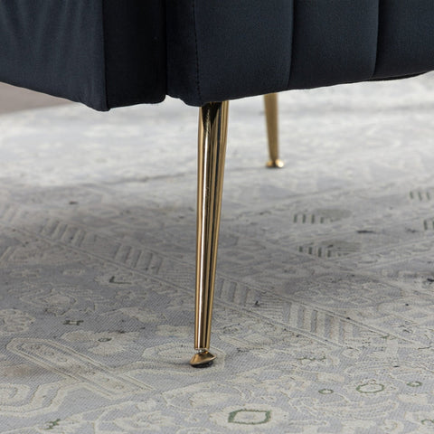 Rootz Velvet Armchair - Comfy Chair - Elegant Seating - Superior Comfort - 69cm x 72cm x 90cm