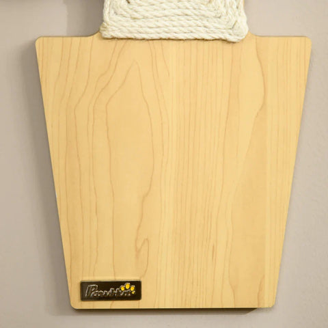 Rootz Set Of 2 Scratching Posts - Cactus Design For Wall Mounting - Scratching Board - Chipboard - Oak + White + Green - 30 cm x 60 cm