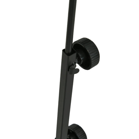 Rootz Heat Lamp Stand - Reptile Heat Lamp Holder - Adjustable Lamp Stand - Improves Warmth - Stable Steel Base - Easy Assembly - 40L x 15W x 95H cm