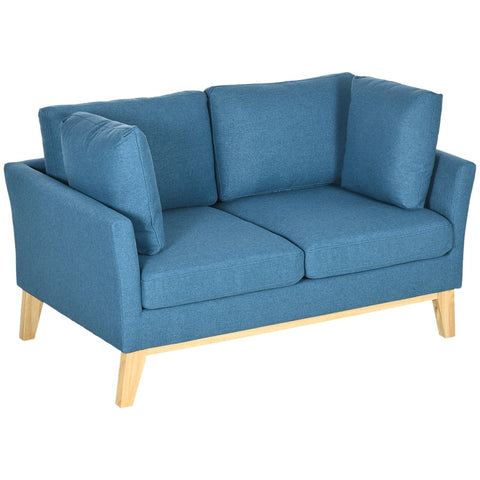 Rootz 2-Seater Sofa - Loveseat - Couch - Breathable & Durable Cover - Comfortable Seating - Easy Maintenance - 137cm x 78cm x 78cm