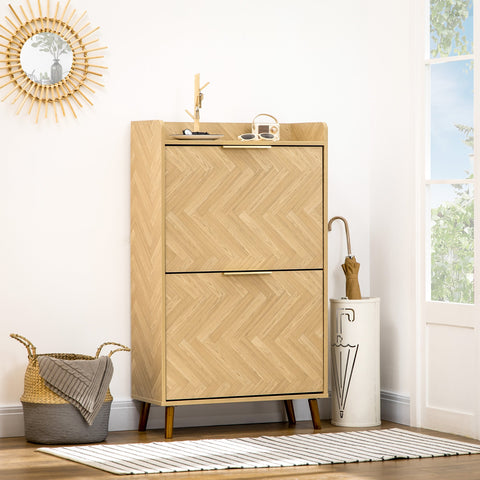 Rootz Shoe Rack - Scandinavian Furniture - Entryway Storage - Space-Saving Design - 70cm x 30cm x 120cm