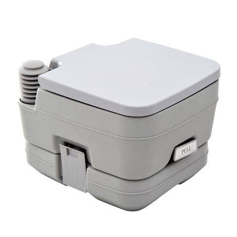 Rootz Outdoor Toilet - Portable Toilet - Camping Toilet - Easy Transport - 36cm x 42cm x 30cm - Waste & Flushing Tank