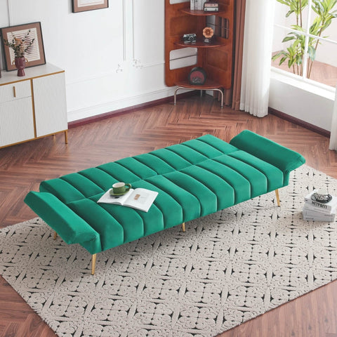 Rootz 3-in-1 Folding Sofa - Convertible Couch - Adjustable Lounge - Versatile Comfort - 184cm x 79cm x 71cm