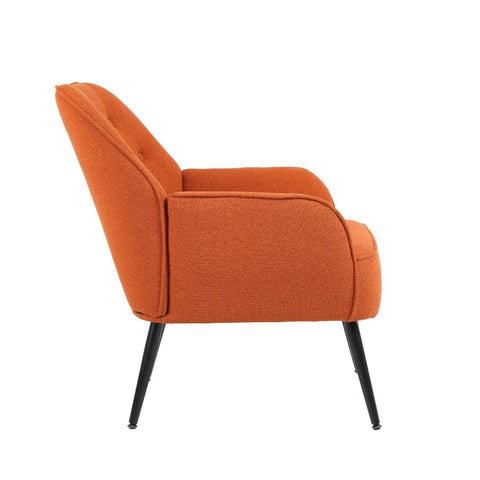Rootz Upholstered Single Sofa Chair - Accent Chair - Lounge Seating - Comfort & Style - 64L x 73W x 78H cm