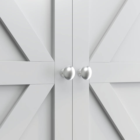 Rootz Toilet Cabinet - Bathroom Storage - Shelving Unit - Space-Saving Design - 58.5L x 23B x 170H cm