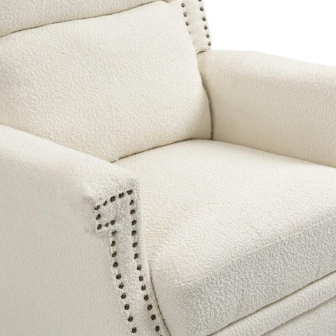 Rootz Swivel Reclining Chair - Armchair - Lounge Chair - Ergonomic Comfort - 80 x 91 x 84 cm