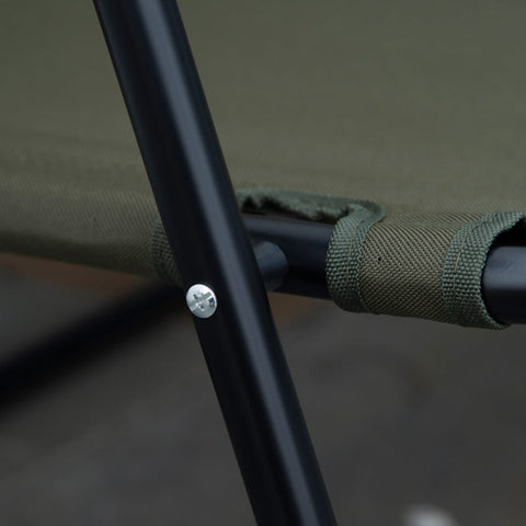 Rootz 2-zits campingstoel - draagbare tuinstoel - regisseursstoel - comfortabele zitting - duurzaam stalen frame - opvouwbaar ontwerp - 141 cm x 67 cm x 80 cm