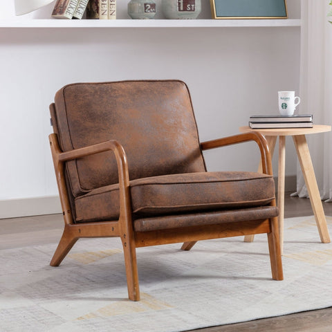 Rootz Modern Elegant Armchair - Stylish Chair - Comfortable Seating - Unparalleled Comfort - 65cm x 80cm x 76cm