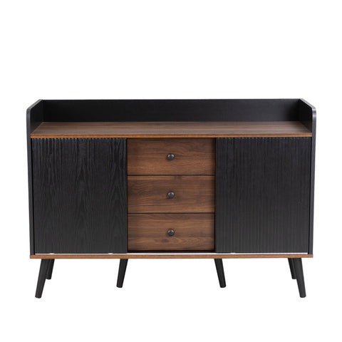 Rootz Modern Sideboard - Storage Cabinet - Buffet Table - Spacious Drawers - 117.5L x 39.5W x 80H cm