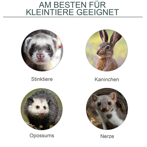 Rootz Live Trap Animal Cage - Humane Animal Trap - Precise Catching Mechanism - Safe for Pets and Children - Camouflaged Design - 60cm x 18cm x 20cm - Steel Construction