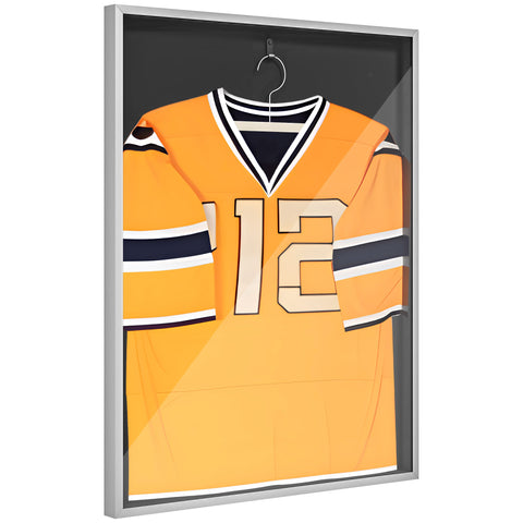 Rootz T-Frame Jersey Display Case - Frame Box - Memorabilia Holder - UV Resistant Acrylic - 70cm x 90cm