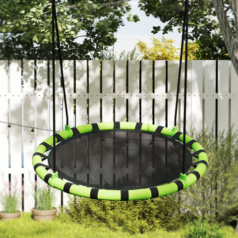 Rootz Children's Swing - Playground Swing - Garden Swing - Durable & Weatherproof - Ø100 x 180H cm, 150kg Capacity