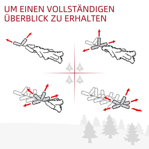 Rootz Christmas Garland - Light Up Festive Fir Garland - Warm White LEDs - Snowy Pine Cones & Red Berries - Flame Retardant - 1.8m x 30cm x 30cm
