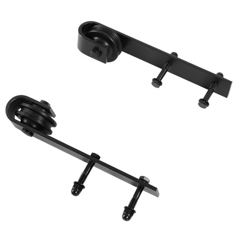 Rootz Sliding Door Fitting System - Interior Door Hardware - Barn Door Gear - Rust-Proof - 200cm x 4cm x 0.6cm