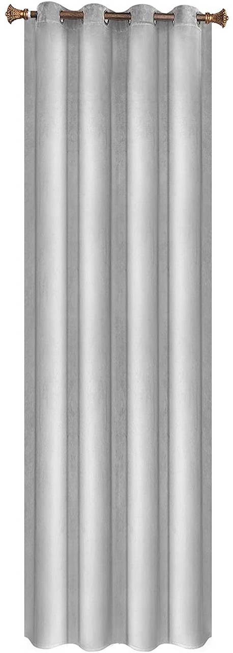 Rootz Grey Dignification Curtains - Blackout Drapes - Thermal Insulated Curtains - Easy Assembly - 140x245 cm