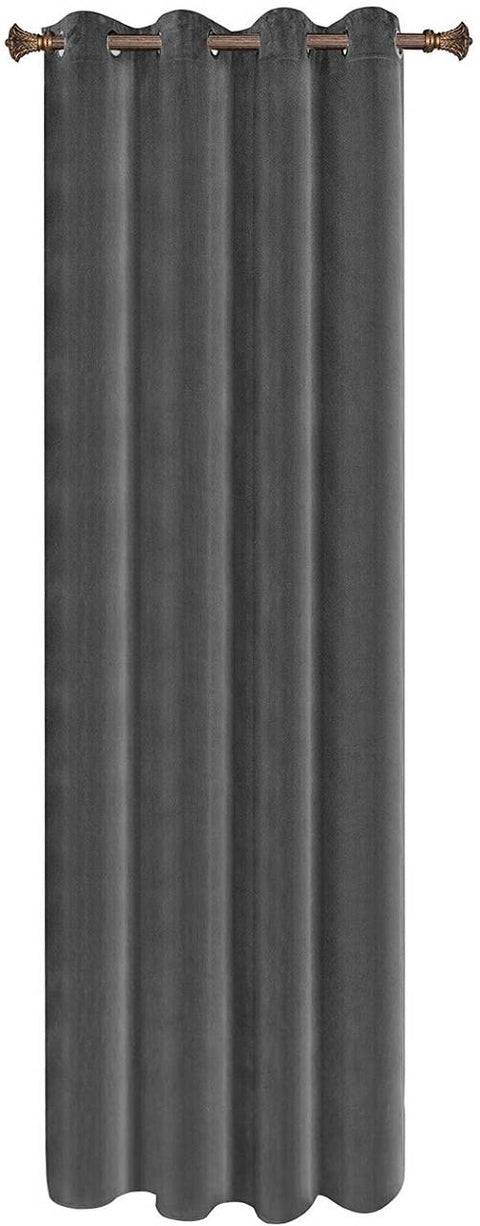 Rootz Grey Dignification Curtains - Blackout Curtains - Thermal Insulating Curtains - Elegant Design - 140x270 cm