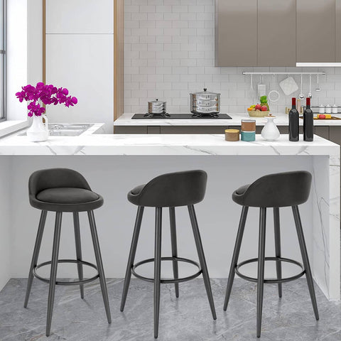 Rootz Adjustable Bar Stool - Counter Stool - Kitchen Chair - Durable Construction - Comfortable Seating - Versatile Design - 37.5cm x 34cm
