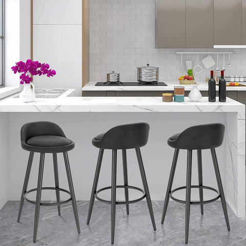 Rootz Bar Stool - Counter Stool - Adjustable Bar Chair - Enhanced Stability - Superior Seating Comfort - Versatile Design - 78.5cm x 70cm