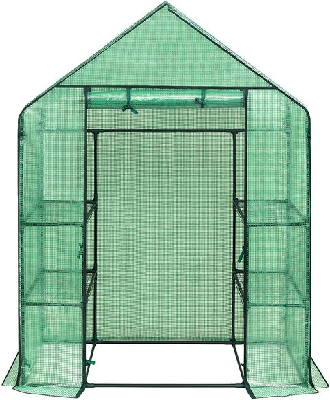 Rootz Foil Greenhouse - Plant House - Garden Enclosure - UV-Resistant - Climate Controlled - Easy Assembly - 143cm x 73cm x 195cm