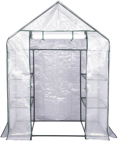 Rootz Foil Greenhouse - Garden Enclosure - Plant Shelter - UV-Resistant - Easy Assembly - Weatherproof - 143cm x 73cm x 195cm