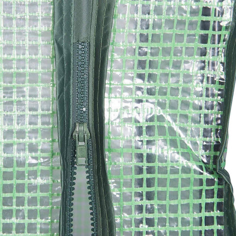 Rootz Foil Greenhouse - Garden Greenhouse - Plant House - UV Protection - Adjustable Ventilation - Weather-Resistant - 2.15m x 1.43m x 1.95m