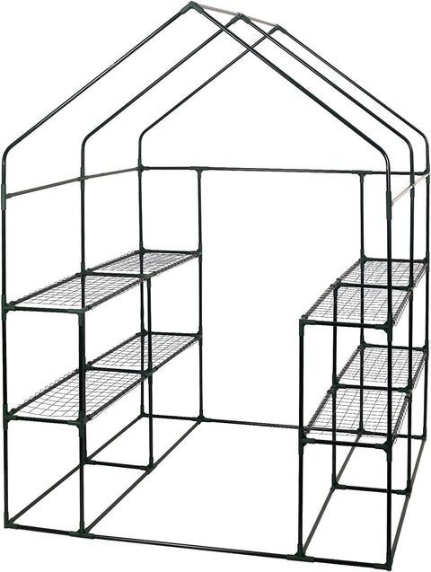 Rootz Foil Greenhouse - Garden Greenhouse - Plant Shelter - Optimal Climate Control - Durable Construction - Easy Assembly - 143cm x 143cm x 195cm