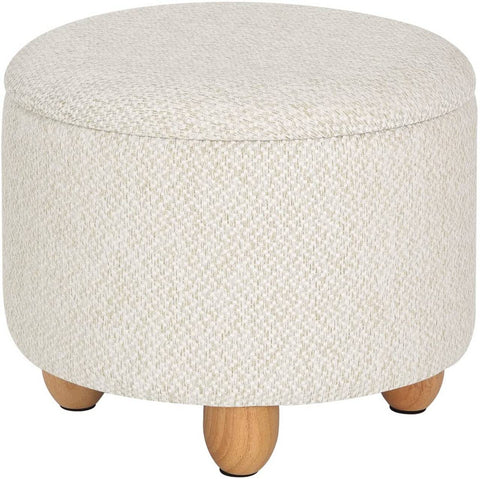 Rootz Multifunctional Ottoman - Storage Stool - Coffee Table - Comfortable Seating - Versatile Use - Durable Design - 39cm x 33cm