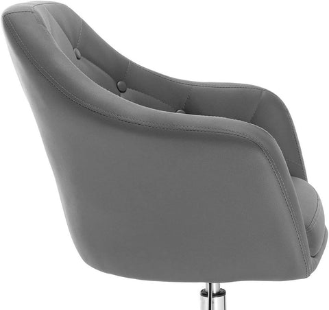 Rootz Bar Chair Set - Adjustable Stools - Swivel Chairs - Ergonomic Design, Durable Construction, Floor Protection - Faux Leather, Metal - 47cm x 41cm, Height 82cm-98cm