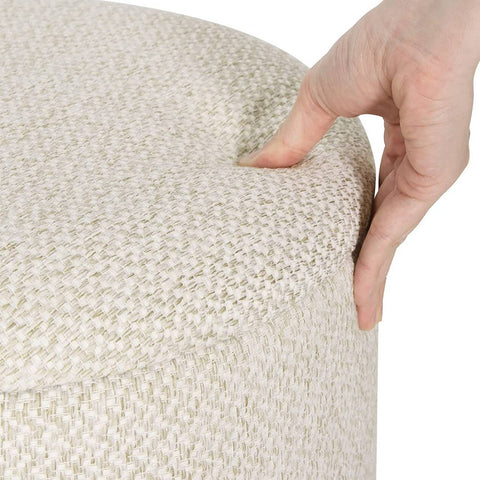 Rootz Multifunctional Ottoman - Storage Stool - Coffee Table - Comfortable Seating - Versatile Use - Durable Design - 39cm x 33cm