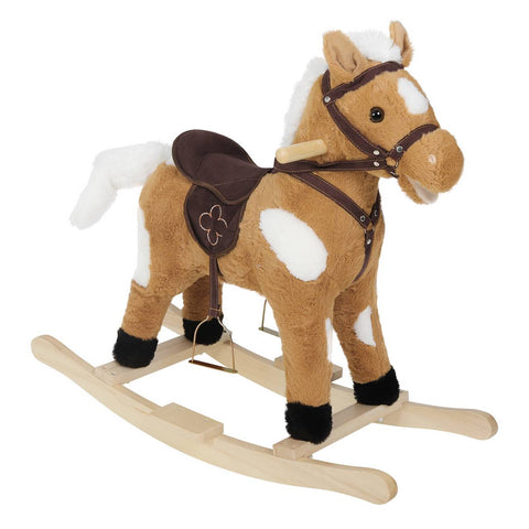 Rootz Rocking Horse - Toddler Rocker - Kids' Riding Toy - Enhanced Safety, Interactive Sound Effects, Comfortable Design - 78cm x 65cm x 28cm