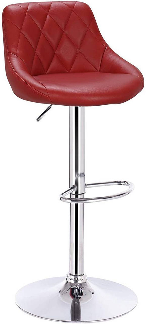 Rootz Premium Kunstleren Barkrukken - Verstelbare Tegenkrukken - Draaibare Barstoelen - Comfortabele Zitplaatsen - Veelzijdig Ontwerp - Stevige Bouw - 35cm x 38cm x 84-106cm