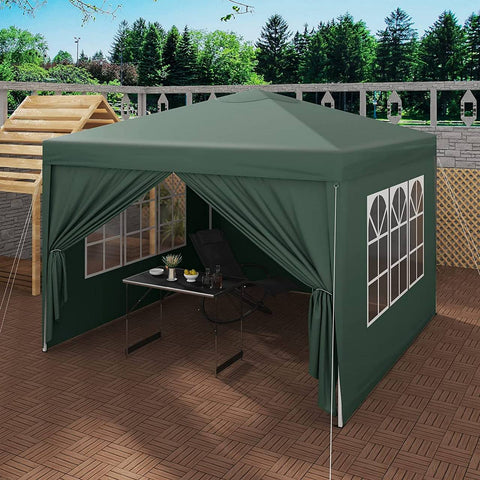 Rootz Ultimate Outdoor Gazebo - Event Pavilion - Weatherproof Canopy - Sturdy & Rust-Proof, UV & Rain Protection, Easy Setup - 3x3m