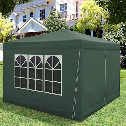 Rootz Ultimate Outdoor Gazebo - Event Pavilion - Weatherproof Canopy - Sturdy & Rust-Proof, UV & Rain Protection, Easy Setup - 3x3m