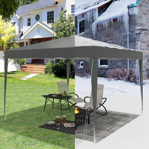 Rootz Ultimate Outdoor Gazebo - Pavilion - Event Tent - Sturdy & Rust-Proof - Waterproof & UV Protected - Easy Setup with Adjustable Height - 3x3m