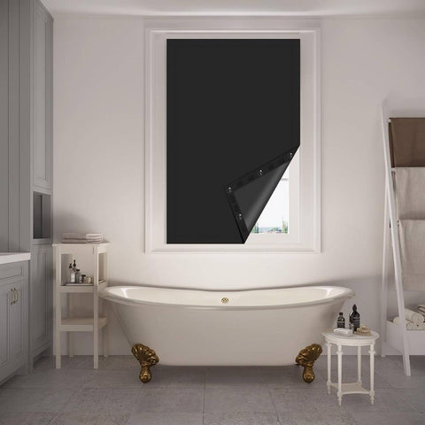 Rootz Roller Blind – Blackout Window Shade – Suction & Velcro Fasteners – 100% UV Blockage – 130 x 200 cm