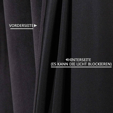 Rootz 2 Piece Set Curtains - Drapes - Window Coverings - Energy-Saving & Sound Absorbing - 140x225 cm