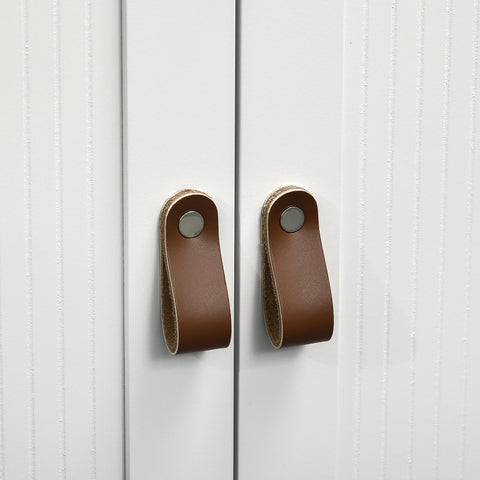 Rootz Base Cabinet 2 Doors - Bathroom Organizer - Storage Shelf - Adjustable Design - 60W x 30D x 60H cm - White