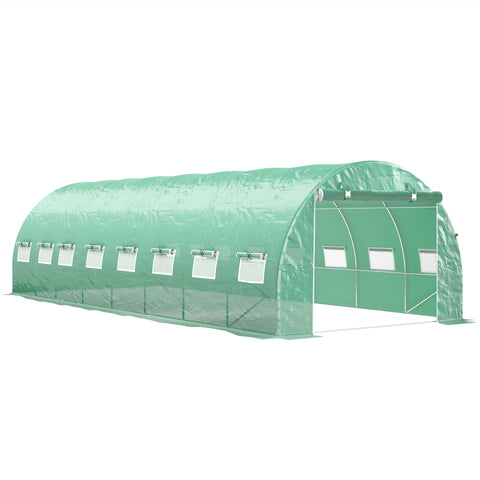Rootz Garden Tunnel Greenhouse - Plant House - Gardening Shelter - Protects Plants - 800cm x 300cm x 200cm