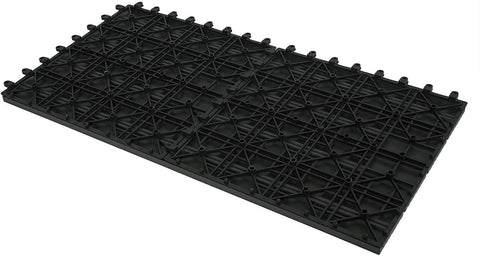 Rootz WPC Click Tiles - Terrastegels voor buiten - In elkaar grijpende tegels - Duurzaam, eenvoudige installatie, weinig onderhoud - 30 cm x 60 cm x 1,8 cm