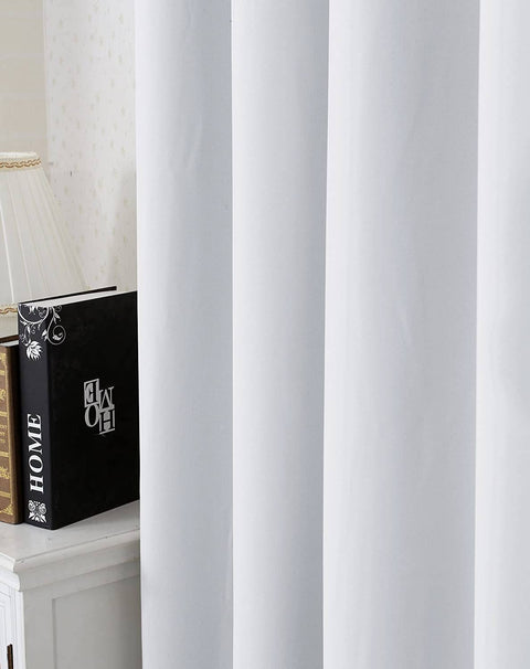 Rootz Curtain with Eyelets - Darkening & Thermal Insulation - Energy-Saving -Grey- 135x245 cm - Durable Polyester Fabric