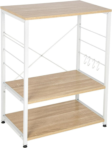 Rootz Multi-Functional Kitchen Organizer - Storage Rack - Shelving Unit - Ample Space - Durable Build - Safety Features - 60cm x 40cm x 82cm