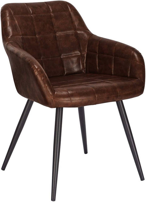 Rootz Modern Dining Chair - Comfortable Chair - Stylish Seating - Ergonomic Design - Durable Construction - Water-Repellent - 49cm x 43cm x 81cm