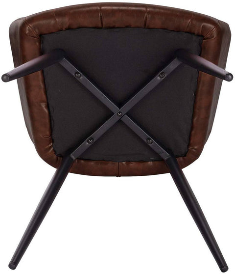 Rootz Modern Dining Chair - Comfortable Chair - Stylish Seating - Ergonomic Design - Durable Construction - Water-Repellent - 49cm x 43cm x 81cm