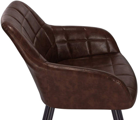 Rootz Modern Dining Chair - Comfortable Chair - Stylish Seating - Ergonomic Design - Durable Construction - Water-Repellent - 49cm x 43cm x 81cm