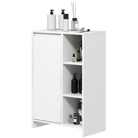 Rootz Bathroom Cabinet - Storage Cabinet - Organizer - Adjustable Shelf - 53 x 30 x 80 cm - Optimize Small Spaces