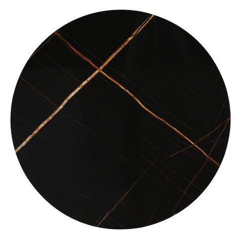 Rootz Marble Look Nesting Coffee Table Set - Elegant Table - Luxurious Coffee Table - Easy Clean - 70L x 70W x 50H cm & 50L x 50W x 45H cm