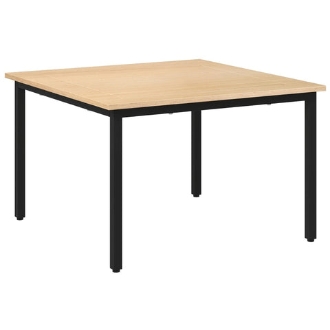 Rootz Retro Coffee Table - Elegant Side Table - Stylish Living Room Table - Natural Fir Wood & Iron - 70cm x 70cm x 45cm - Strong Support - Generous Table Top - Floor Protection