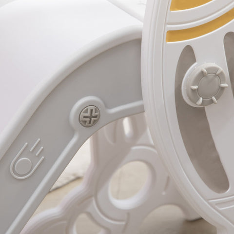 Rootz Slide for Children - Kids Slide - Toddler Slide - Extra Safe Design - Durable Plastic - Imaginative Rocket Design - 157cm x 46.5cm x 80cm