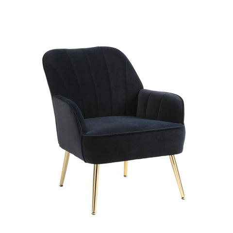 Rootz Velvet Leisure Seats - Comfortable Lounge Chairs - Modern Relaxation Chairs - Skin-Friendly Velvet - 64cm x 72.8cm x 77.9cm