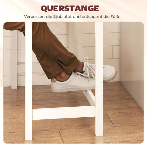 Rootz Bar Table - High Table - Tall Dining Table - Space Saver - 108cm x 48cm x 91cm